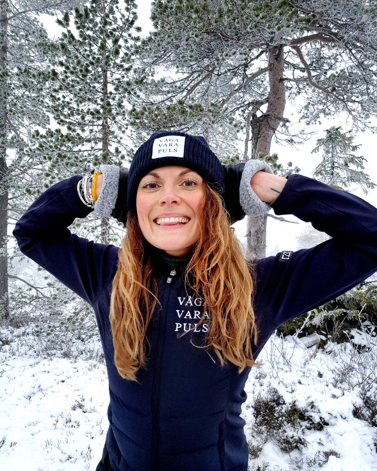 Hoodtröja mellanlager Dam