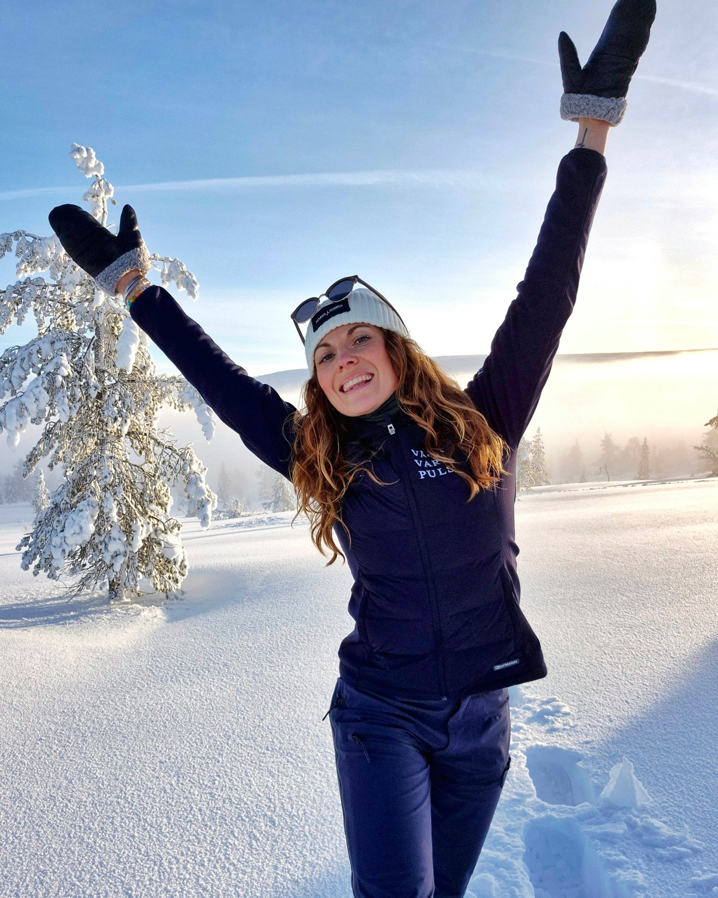 Hoodtröja mellanlager Dam